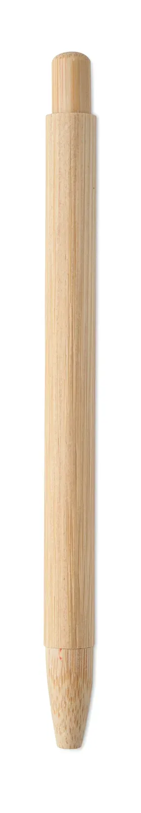 Mambo All-Bamboo Push Button Pen — Wood