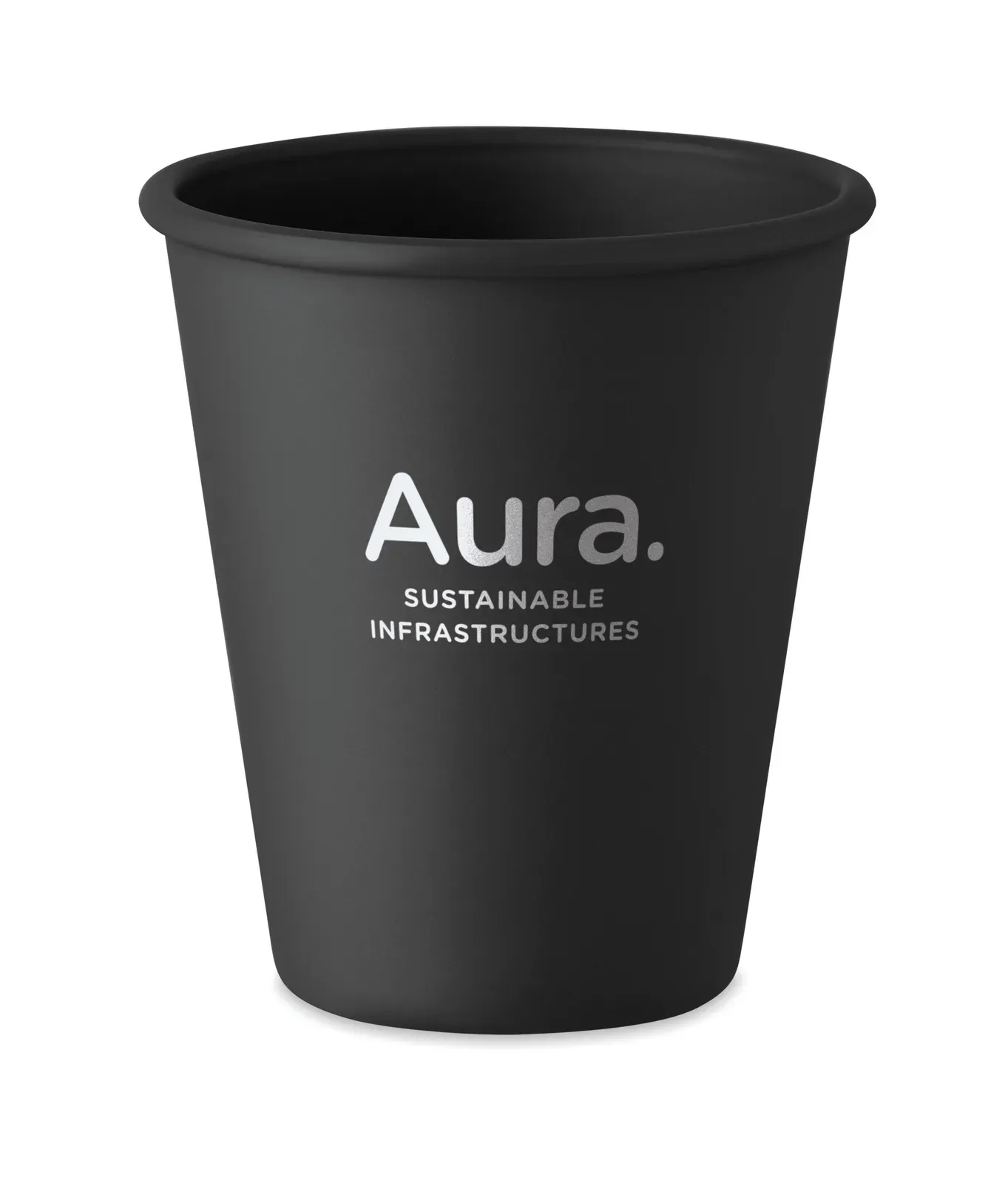Cupful – Reusable Single Wall Cup in PLA Corn — Black