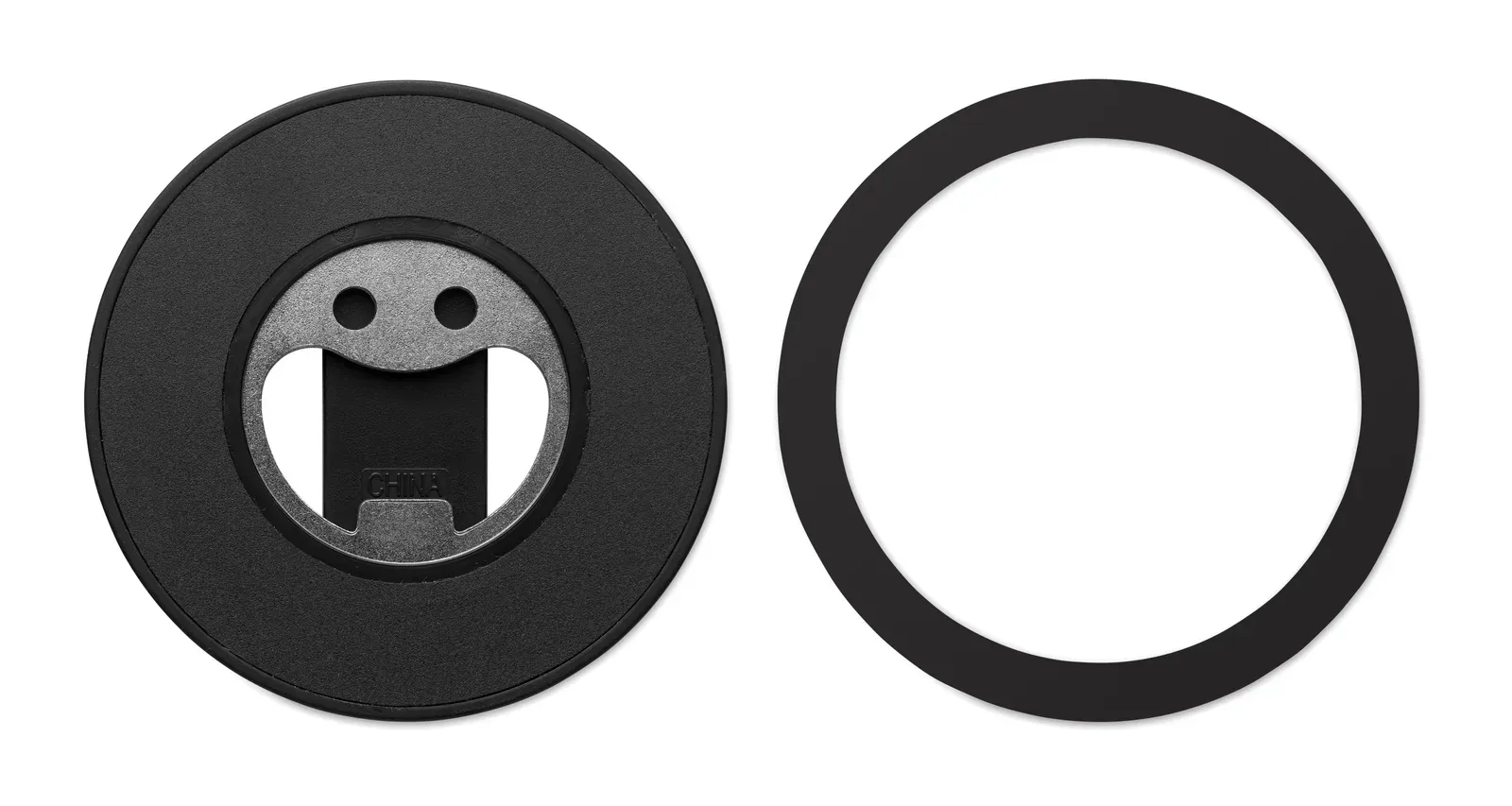 Dosenuno Magnetic Phone Holder & Stand with Bottle Opener — Black