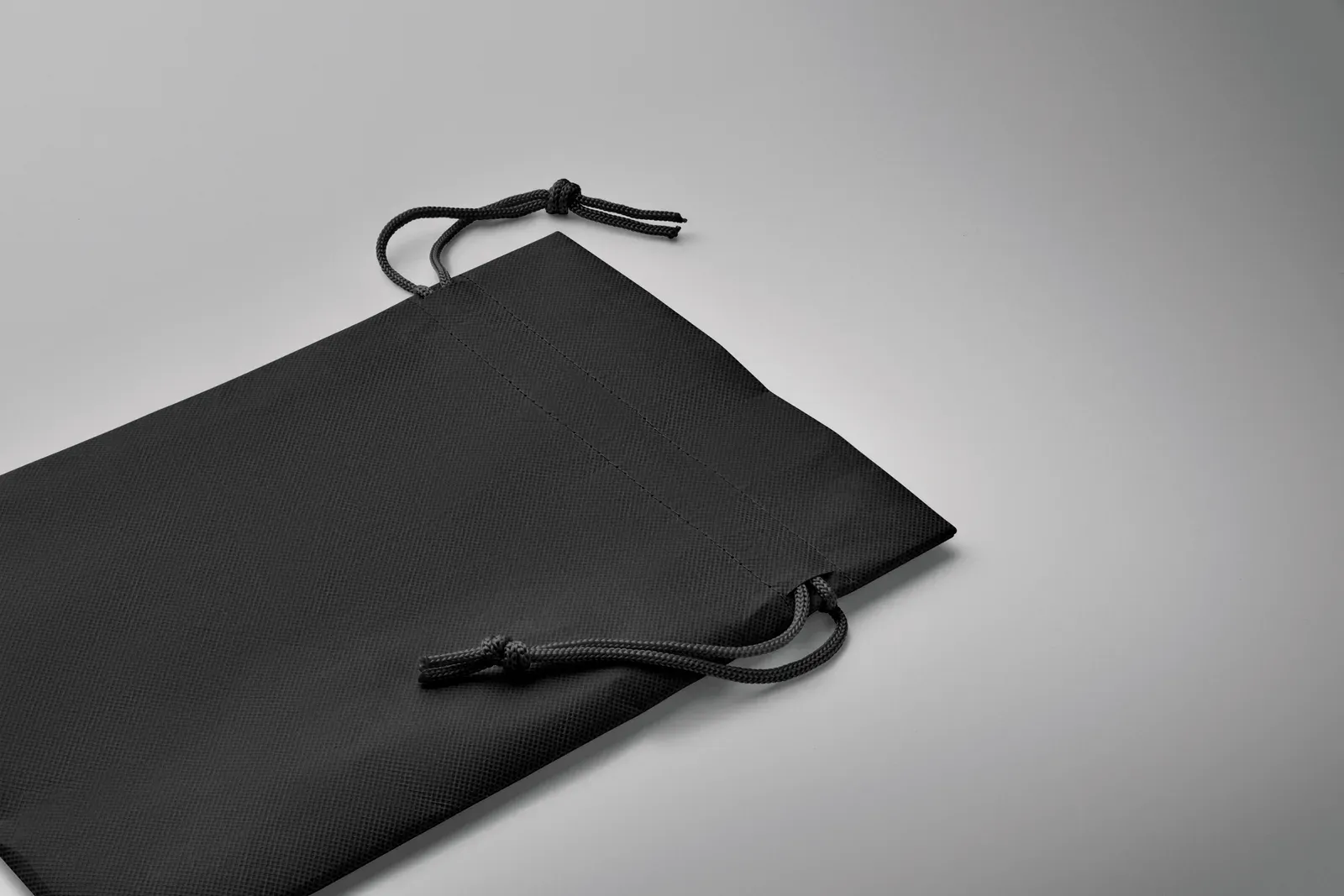 RPET Bag Okurimono with 80 Gr/M² approx. 20x30 cm. Size 20X30 cm — Black