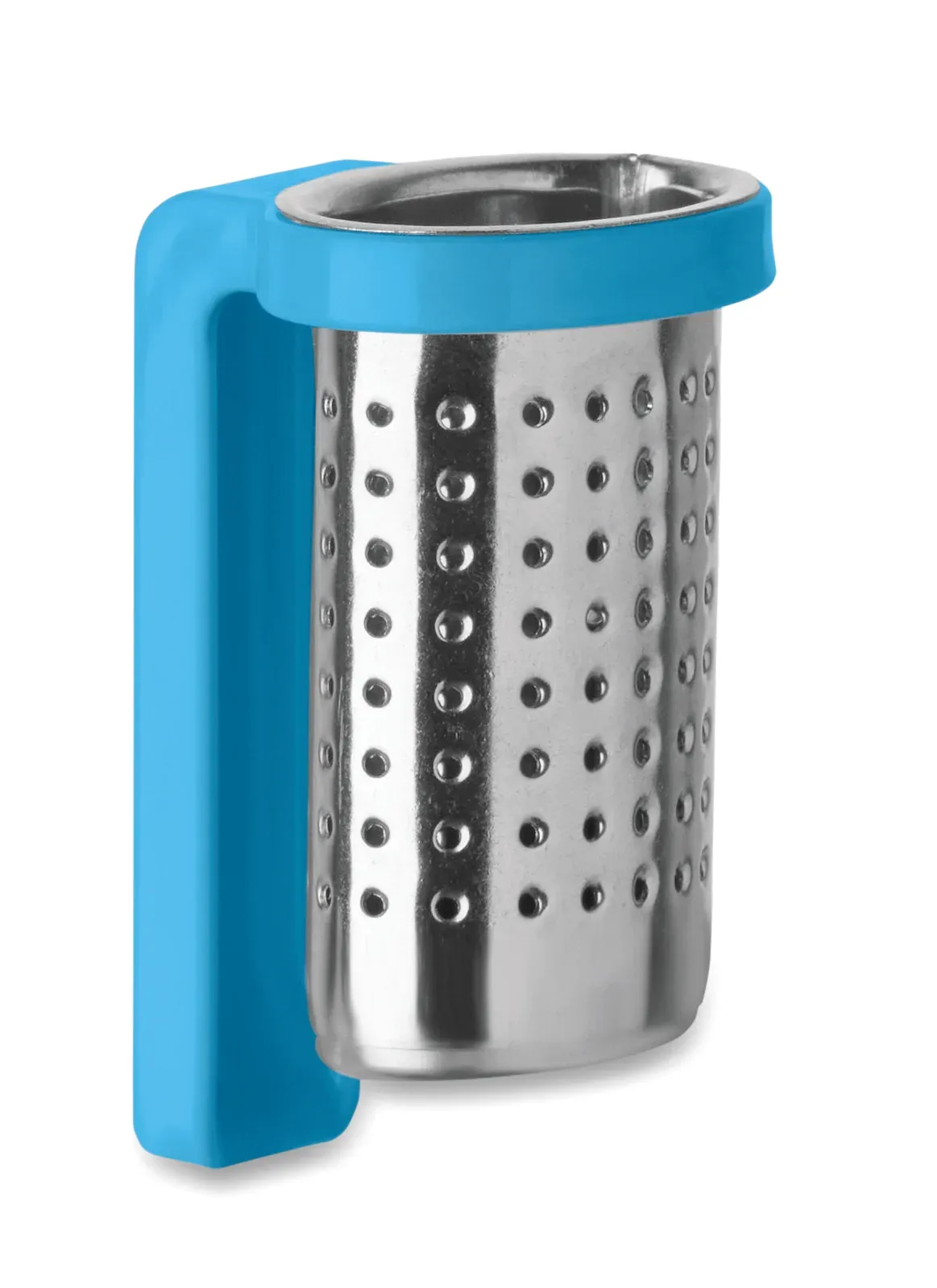 Kalmar – Tea Infuser for Loose Leaf Tea in Stainless Steel with PP Hook — Turquoise