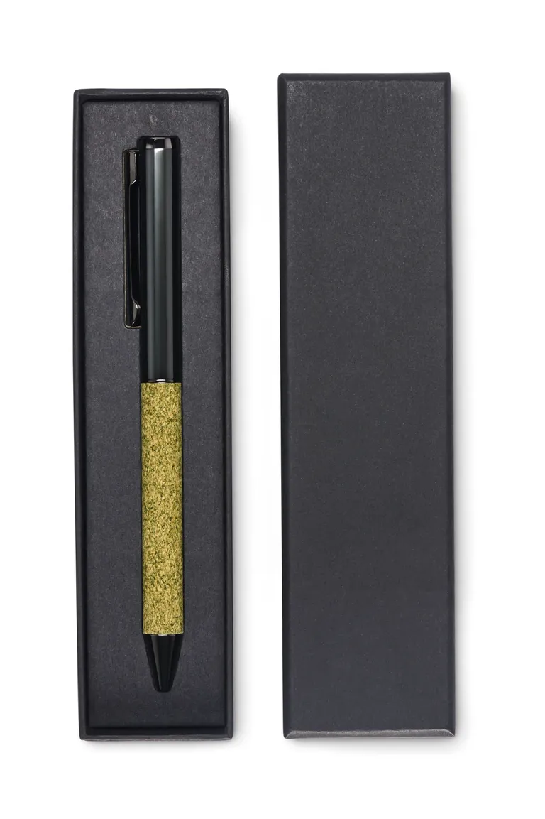 Chippewa Pen – Twist Metal Ballpen with Cork & Tea Grounds Fabric Barrel