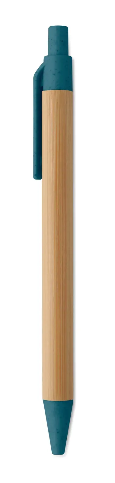 Itea Colour Bamboo & Wheat Straw Pen – FSC-Certified — Blue