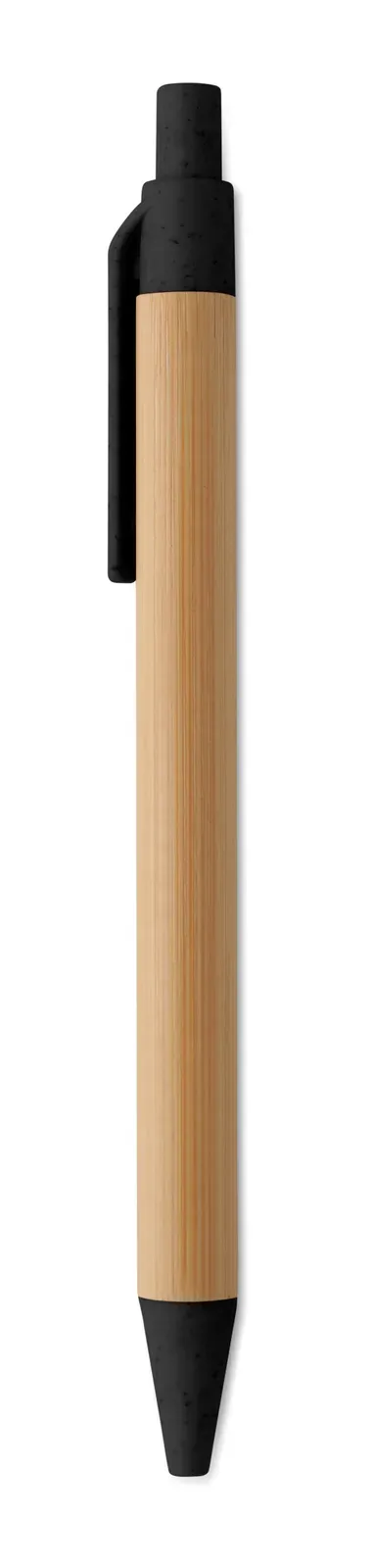 Itea Colour Bamboo & Wheat Straw Pen – FSC-Certified — Black