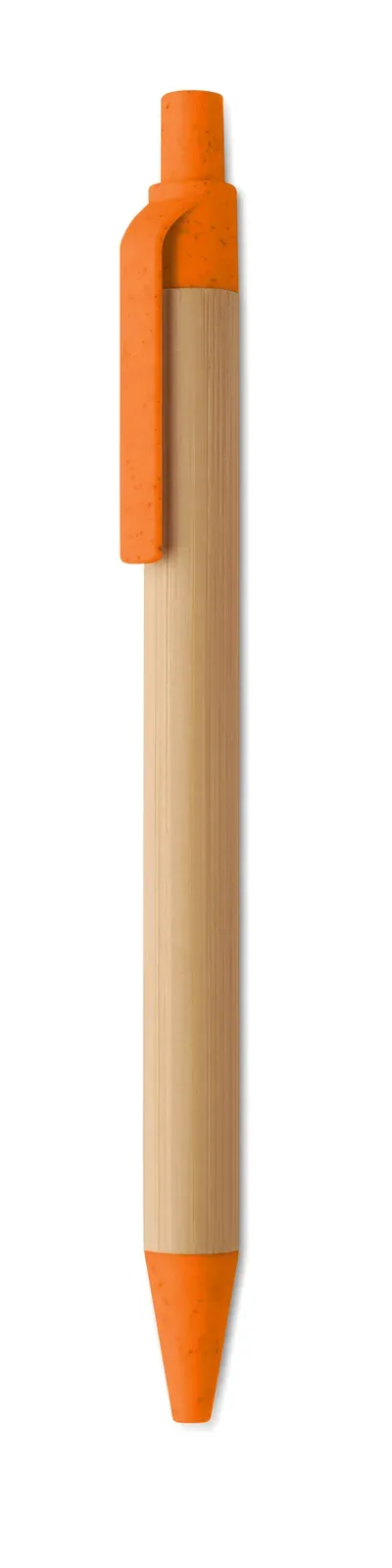 Itea Colour Bamboo & Wheat Straw Pen – FSC-Certified — Orange