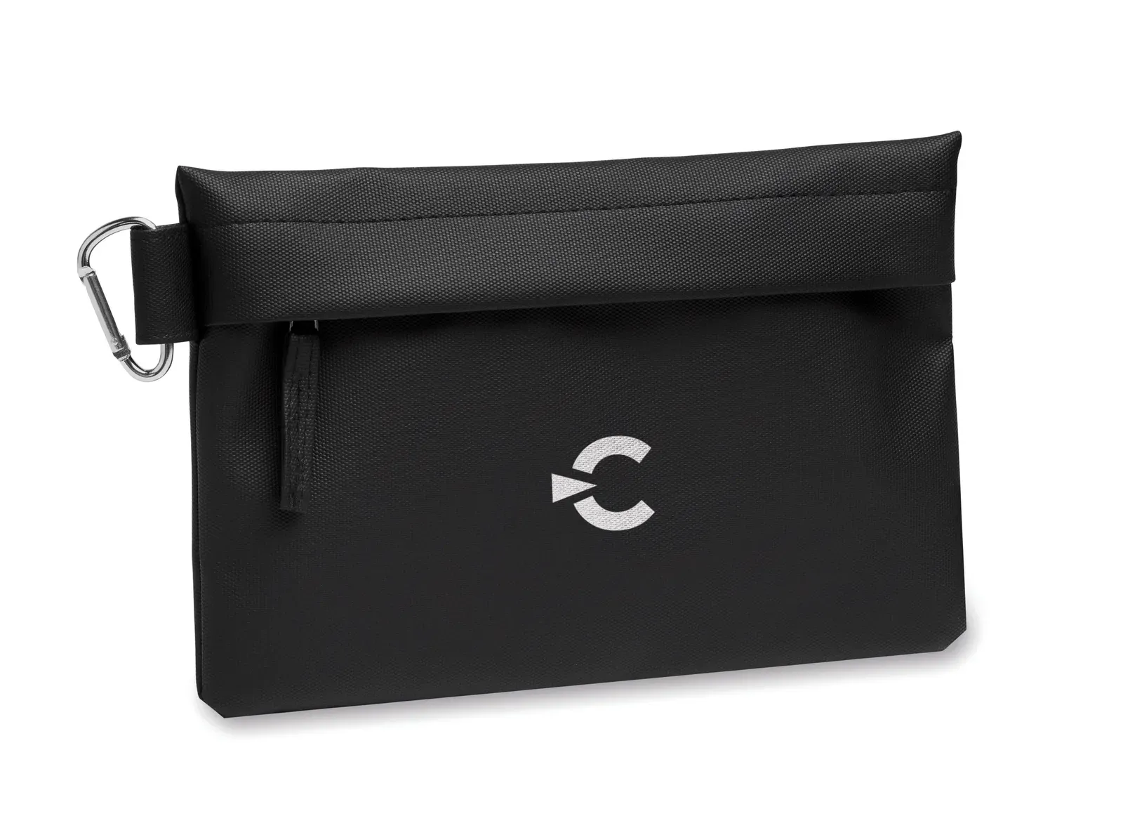 RPET Pouch Carry with Zippered Pocket 24X16 cm MO2642 Pouch Bulk Orders — Black
