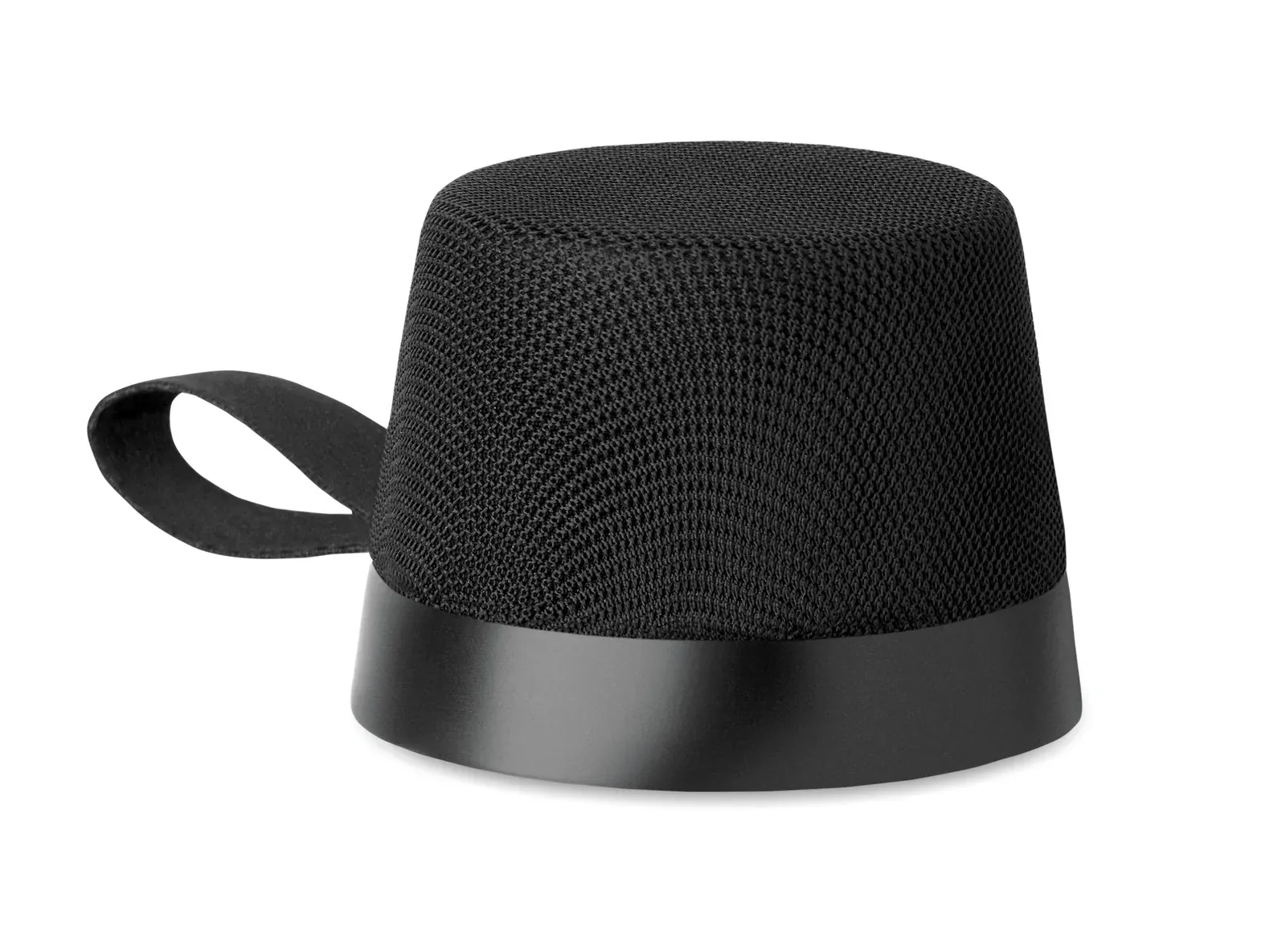 Escuche 4.2 Wireless Speaker – RPET Fabric with Magnetic Stand — Black