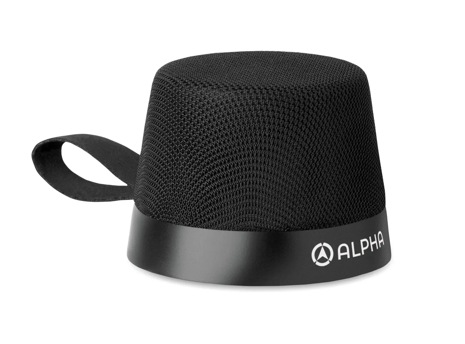 Escuche 4.2 Wireless Speaker – RPET Fabric with Magnetic Stand — Black