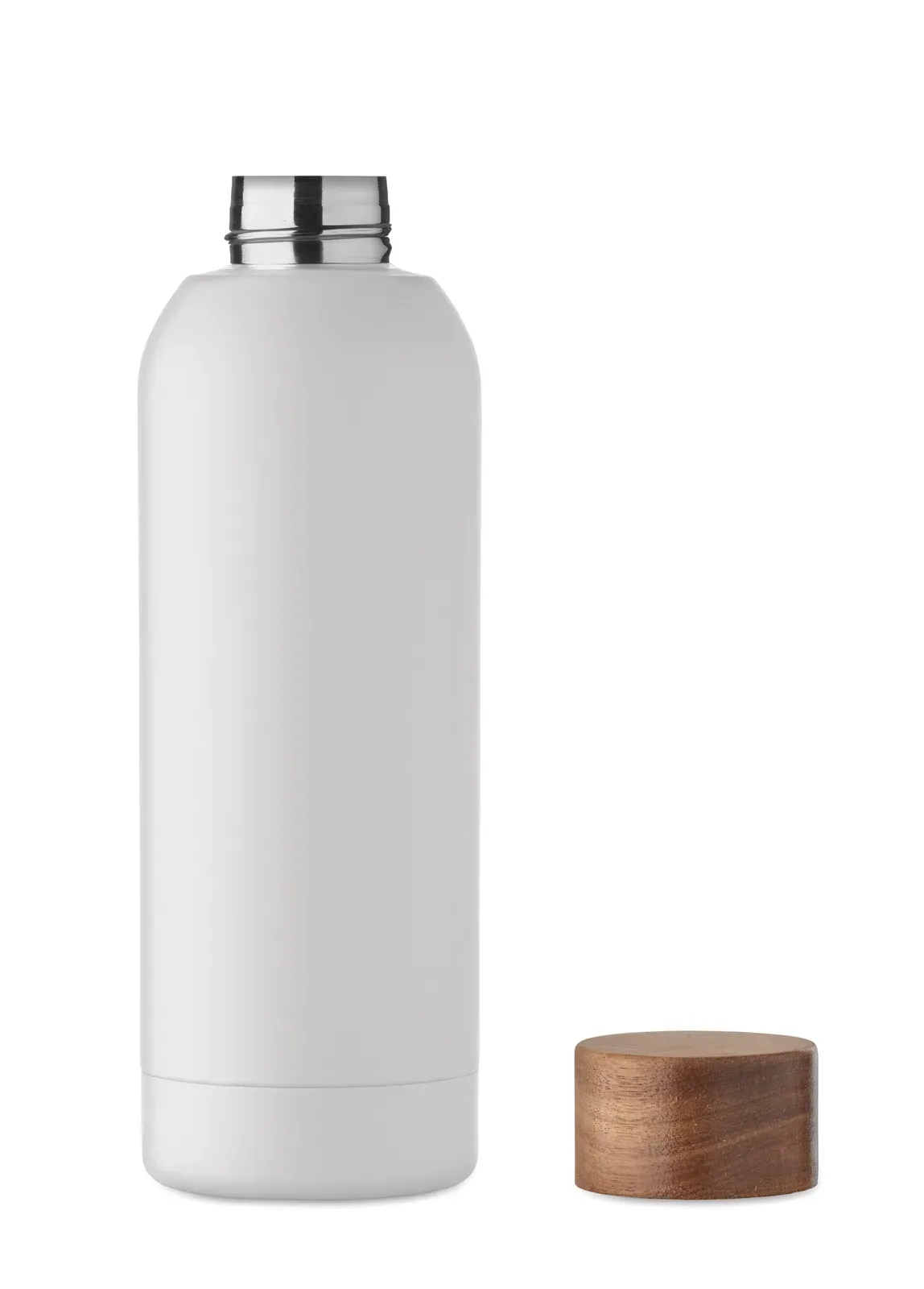 Geiser – Single Wall Bottle in Recycled Stainless Steel (90% Recycled Stainless Steel and 10% Stainless Steel) — White