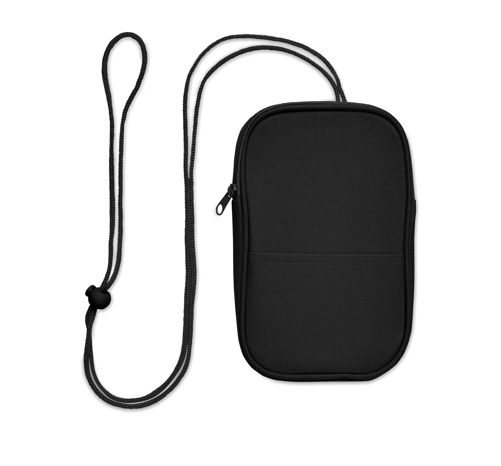 RPET Pouch Korovin Pouch with 600d RPET 12,5X2X20 cm MO2675 Pouch — Black
