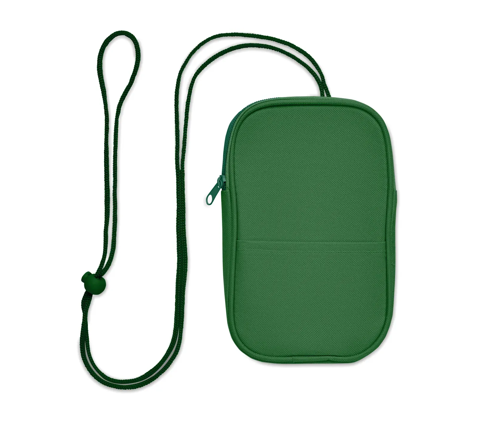 RPET Pouch Korovin Pouch with 600d RPET 12,5X2X20 cm MO2675 Pouch — Green