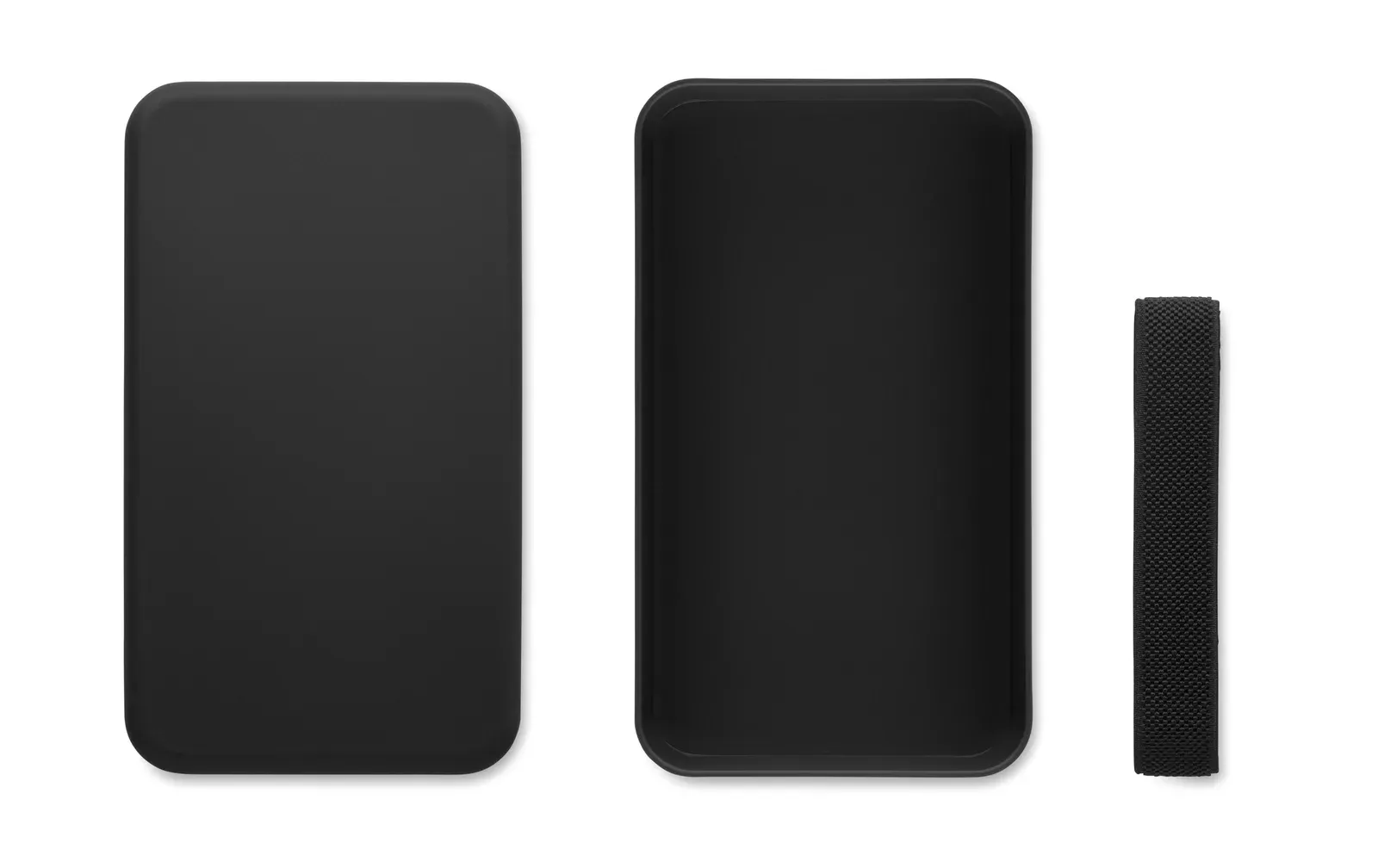 Bruss – PP Lunch Box, Side Buckles and an Airtight Lid — Black