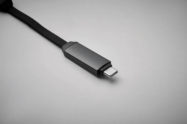 Keysto 60W Charging Cable Keyring – LED Power Display