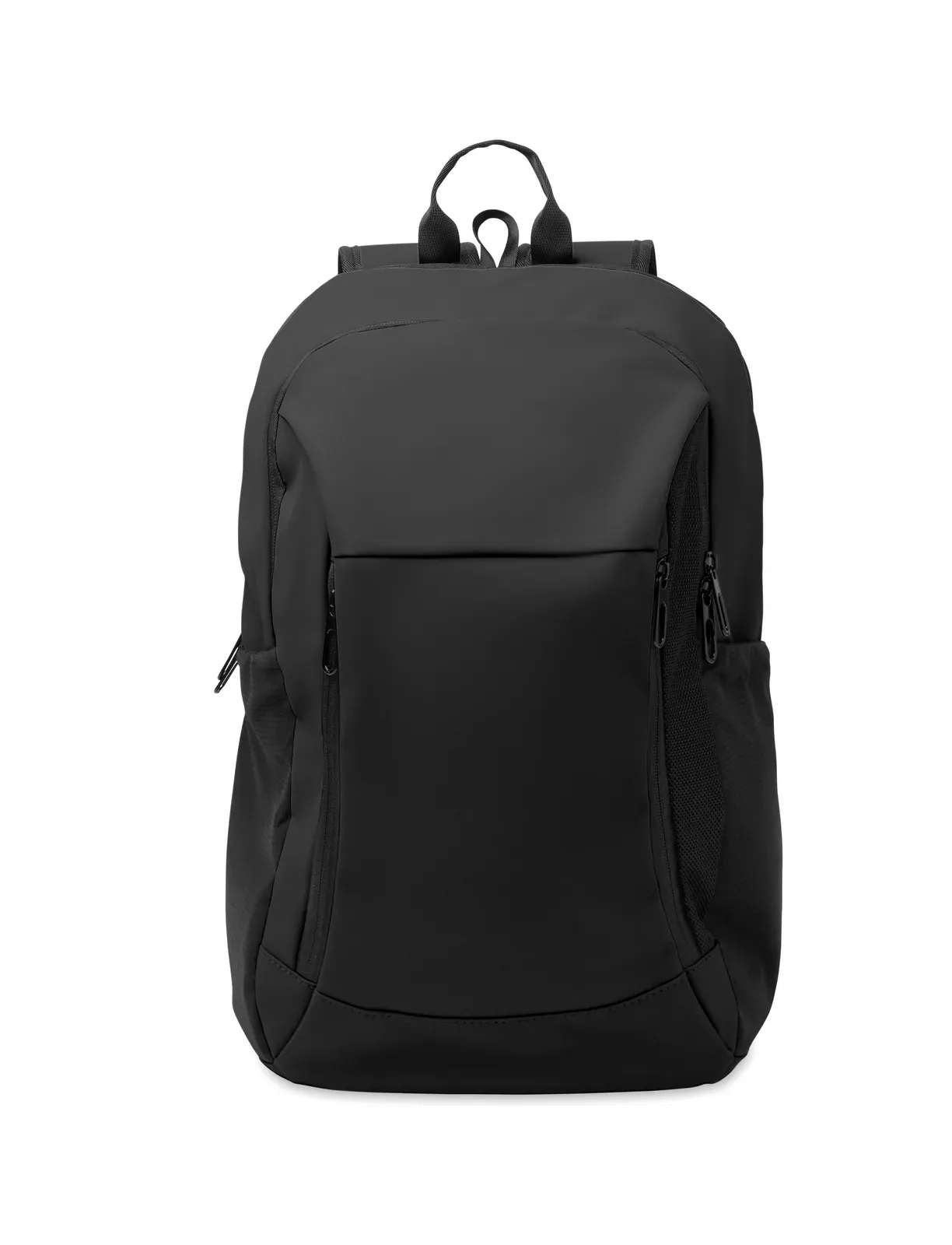 RPET Laptop Backpack Korovin with Zippered Pocket 43,5X15X30 cm — Black