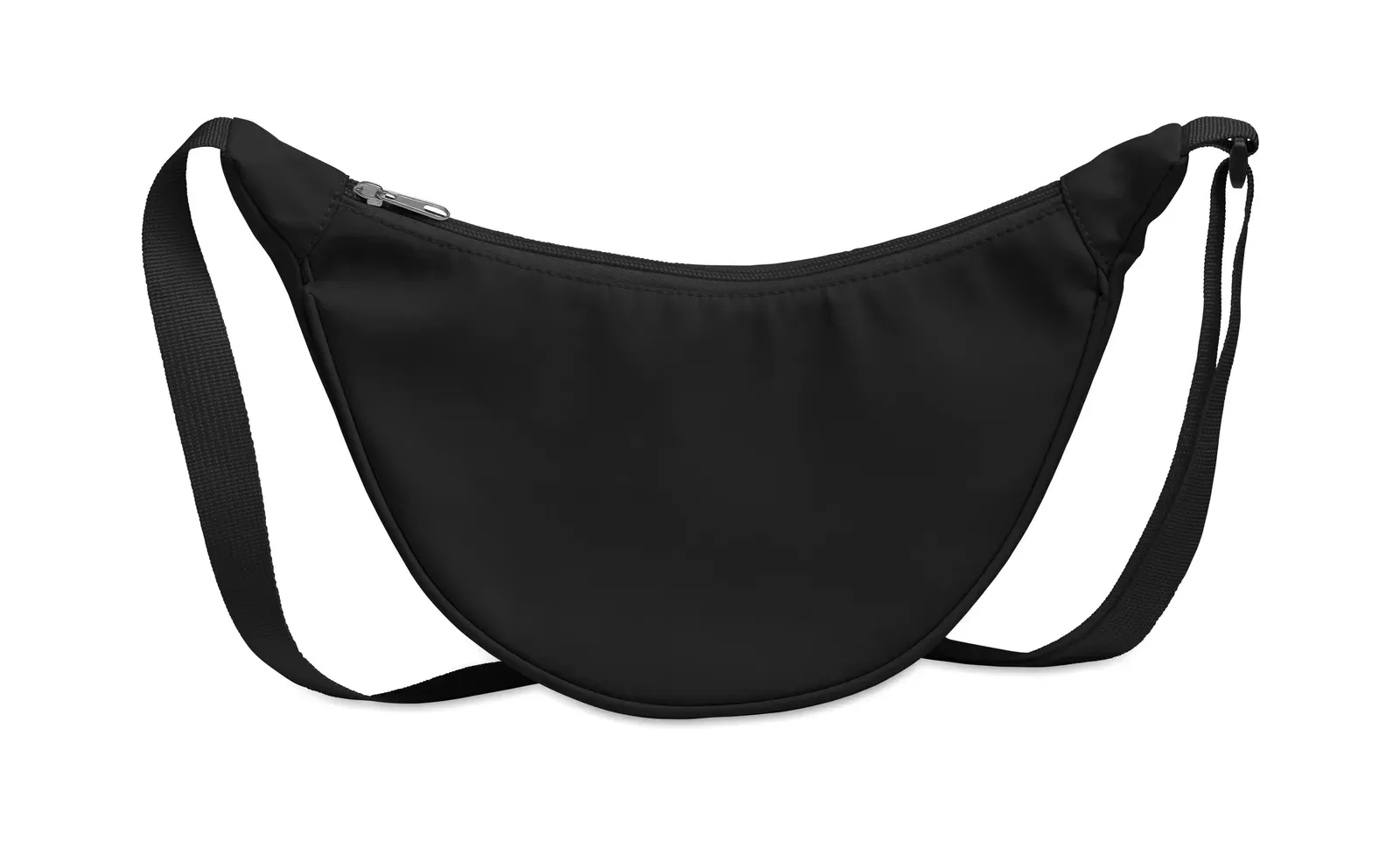 RPET Bag Korovin Cross with Zippered Pocket 33X10X15,5 cm MO2685 — Black