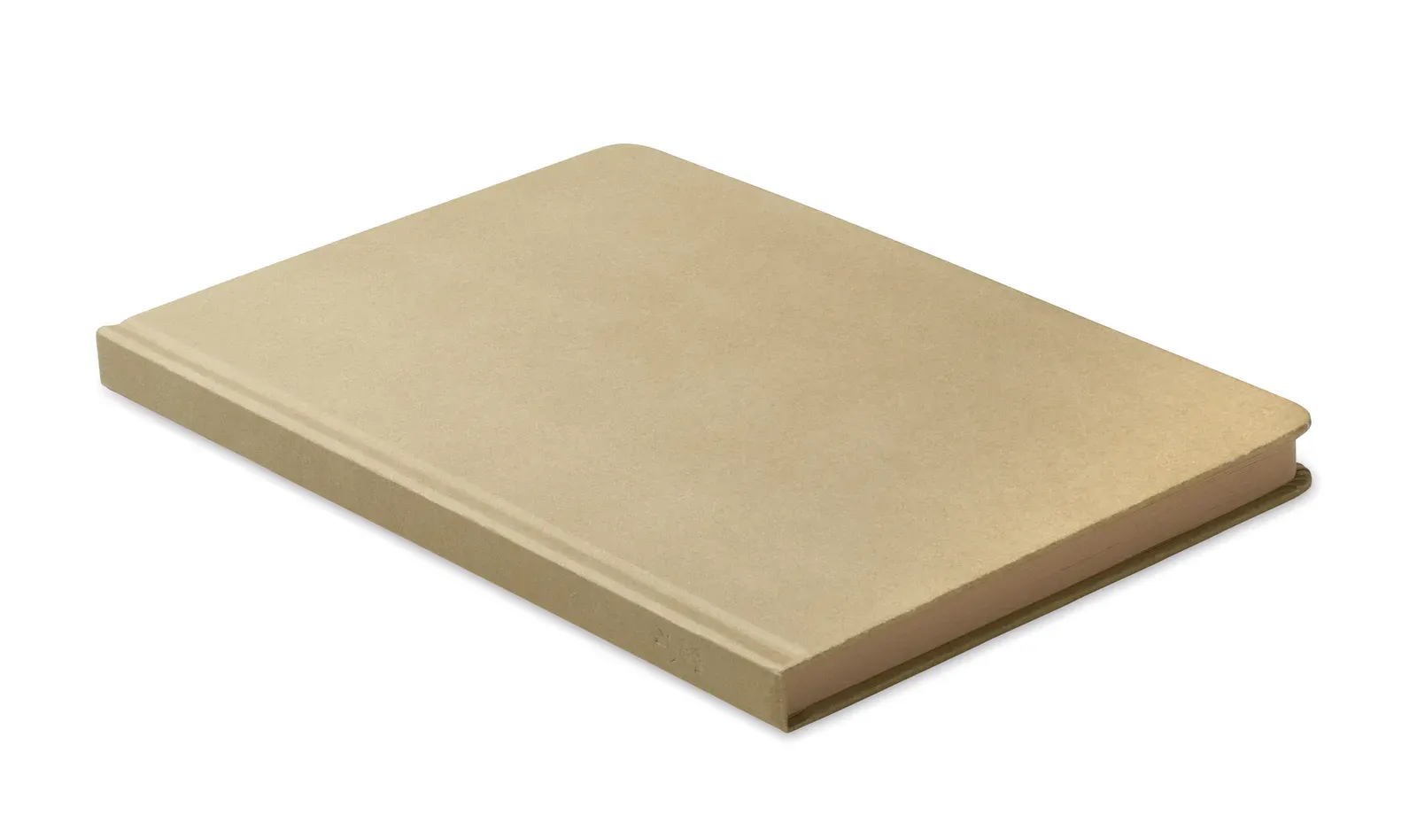 Sugar A5 Sugarcane Fibre Notebook – 160-Page Lined Eco Refill, PLA Hard Cover — Khaki