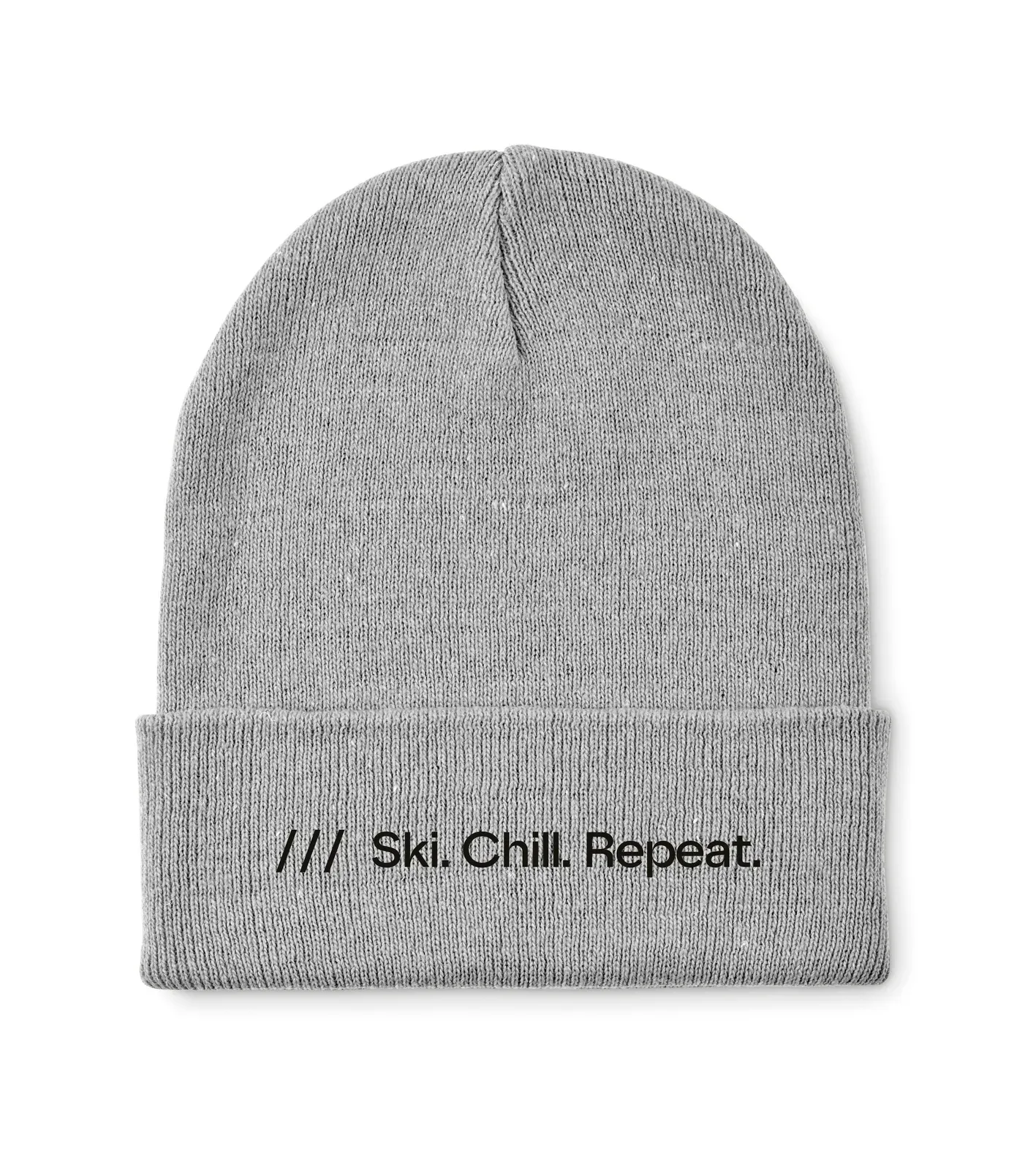Beanix Stretch Knitted Beanie — Grey