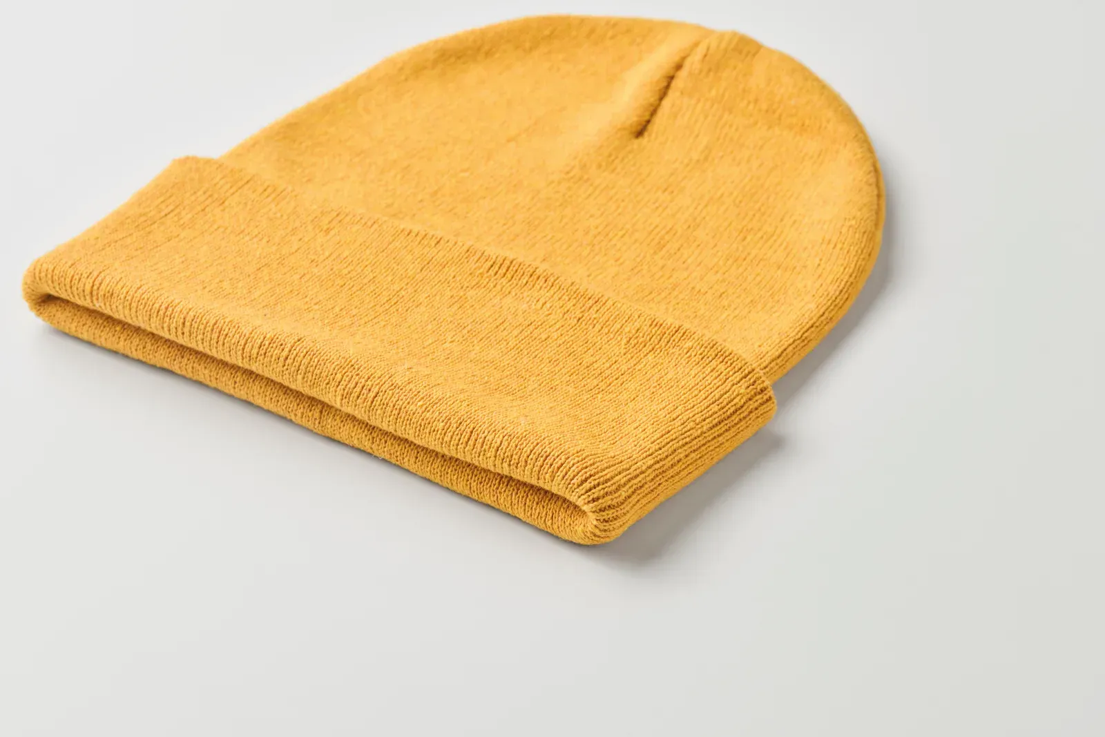 Beanix Stretch Knitted Beanie — Yellow