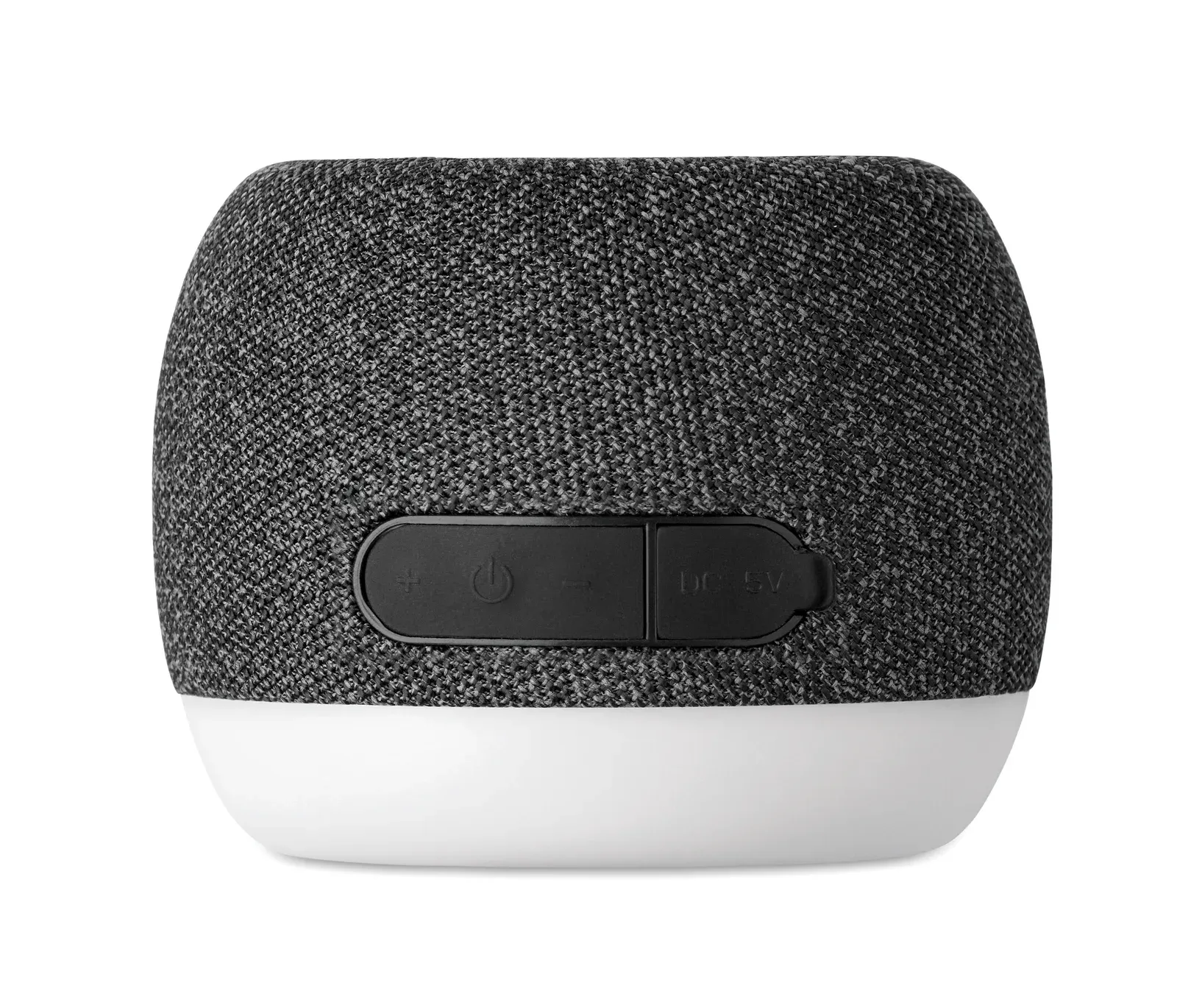 Listoo+ 5.0 Wireless Speaker with 15W Charging – Bamboo Detail & Mood Light — Black