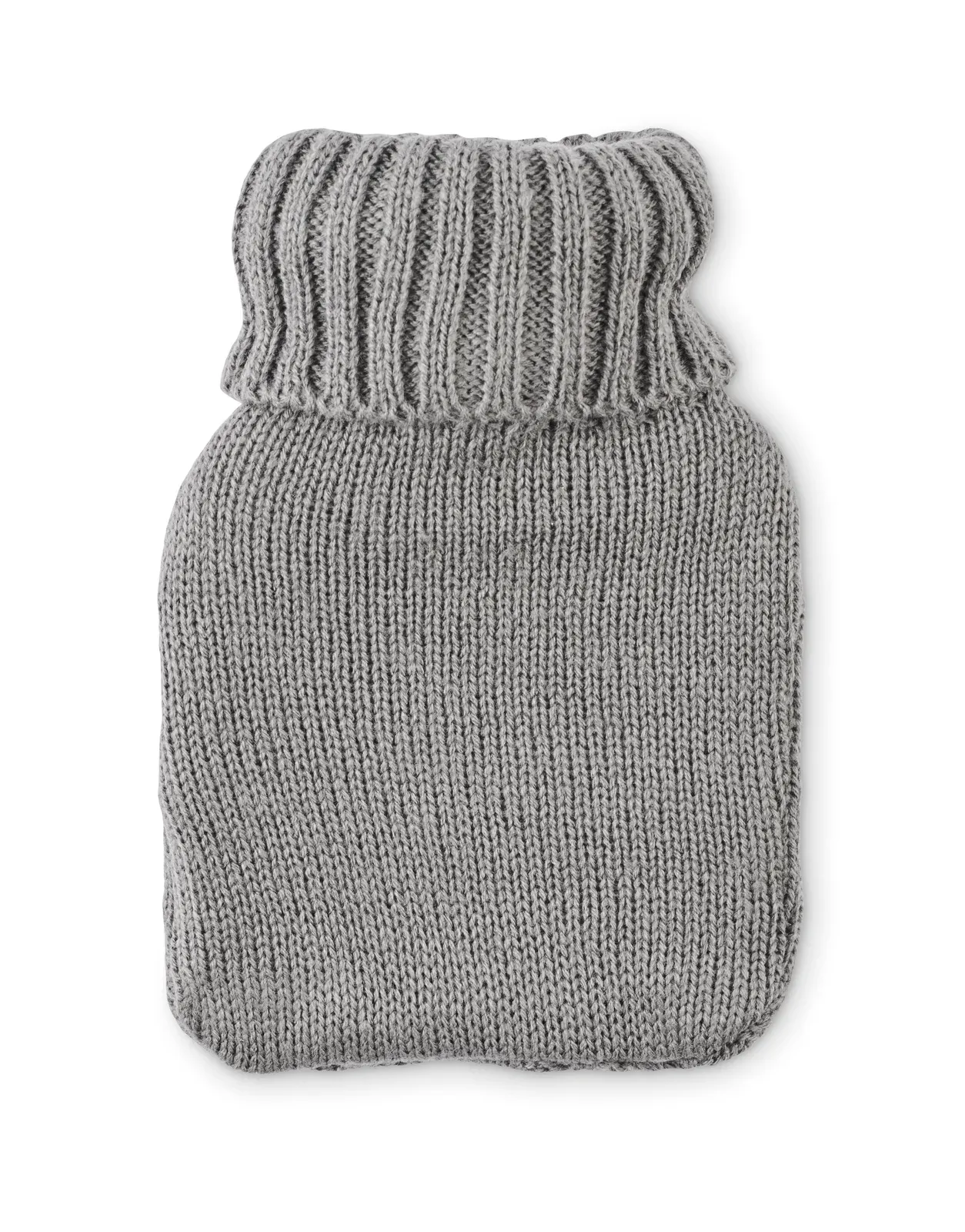 Toasty Hot Water Bottle Knitted Pouch 400ml 12x27cm — Grey