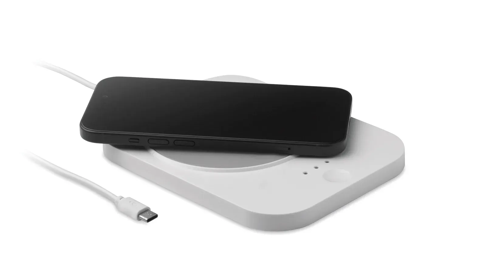 Siroter 2-in-1 Wireless Charger & Mug Warmer – Ceramic Mug Included — White