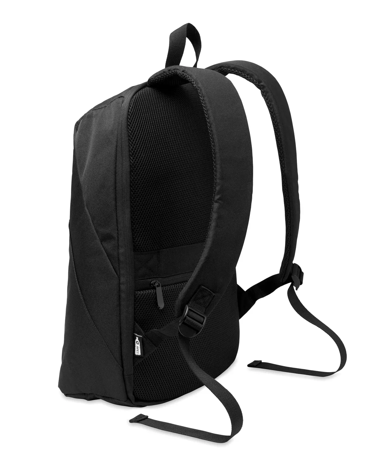 RPET Laptop Backpack Arlon with 15 Inch Fit 30X15X44,5 cm MO2739 — Black