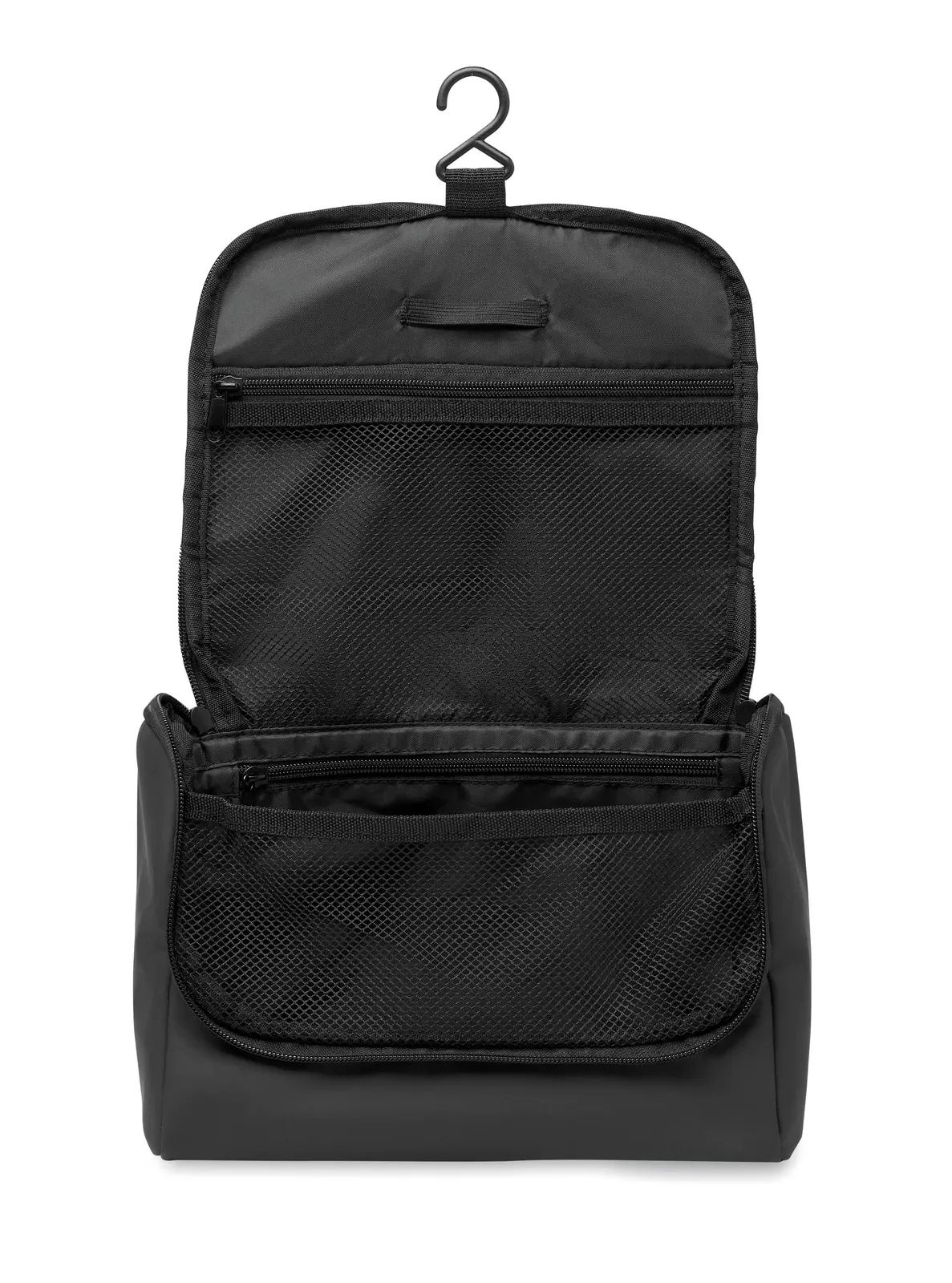 Away Cosmetic Organiser Bag PU Hanging Hook — Black