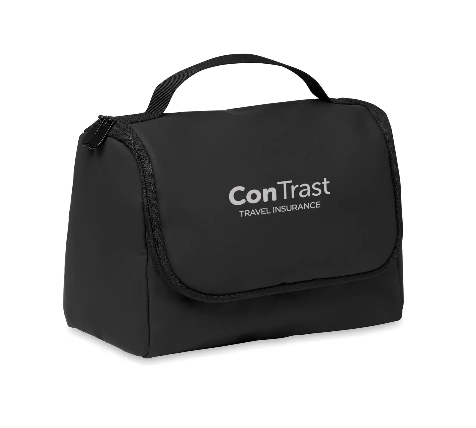 Away Cosmetic Organiser Bag PU Hanging Hook — Black