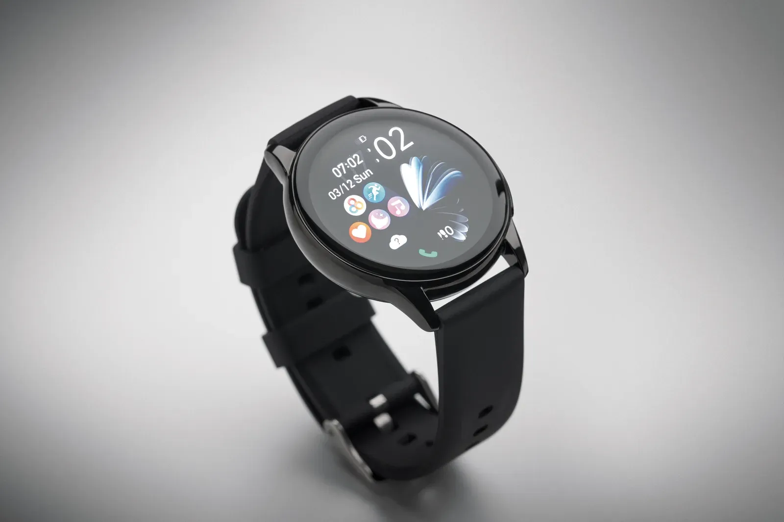 Rist IP67 Waterproof Smartwatch – 1.32'' AMOLED Touch Screen — Black