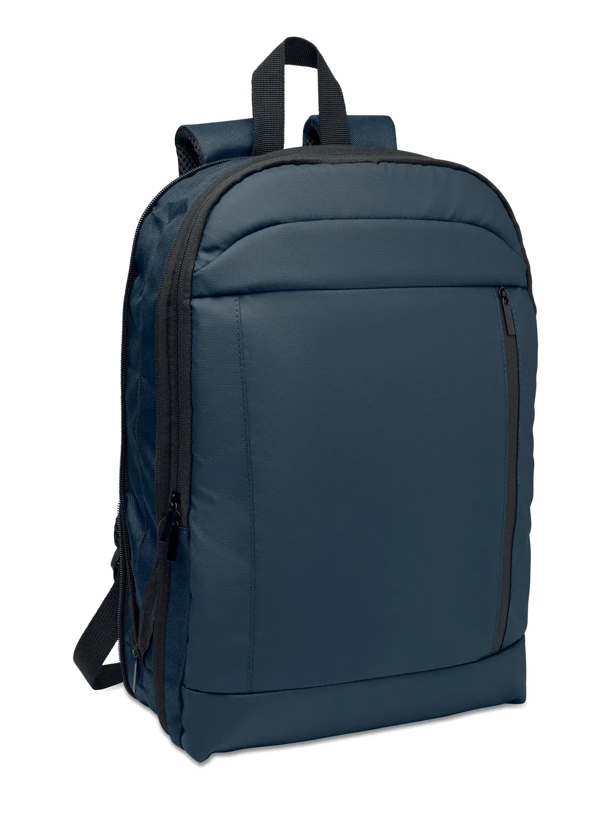 RPET Backpack Xpanda with Zippered Pocket 30X6X44 cm MO2753 Backpack — Blue
