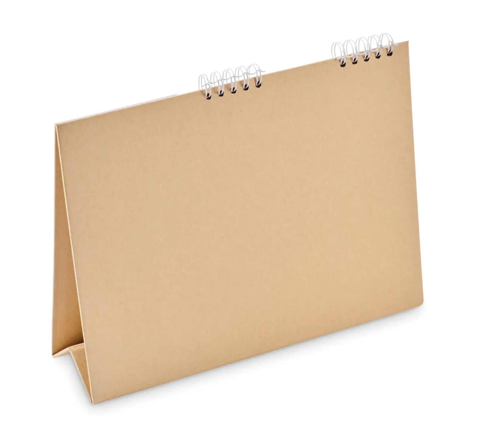 Calendoo Desk Calendar with Memo Pad — Beige