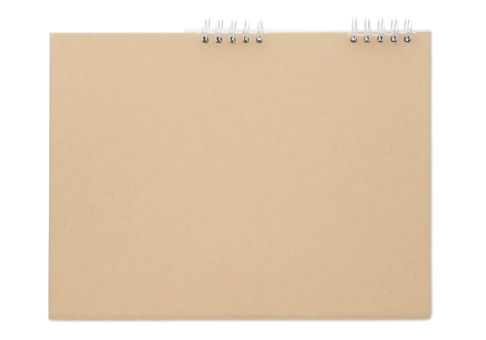 Calendoo Desk Calendar with Memo Pad — Beige