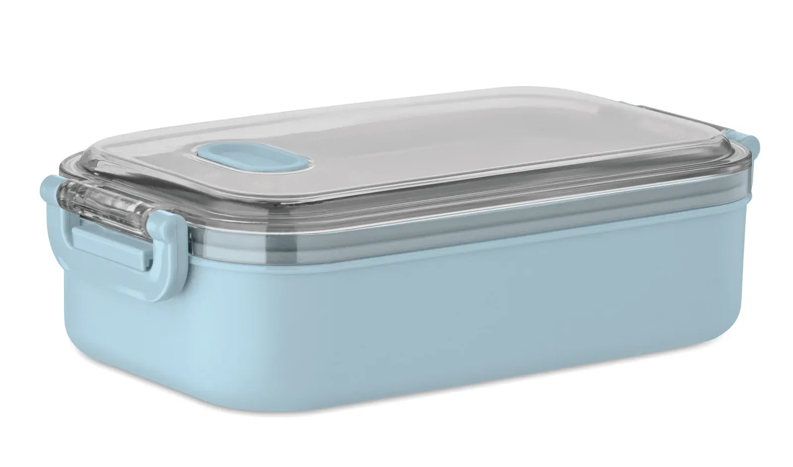 Hoagie – Lunch or Sandwich Box in PP with Bamboo Lid — Baby Blue
