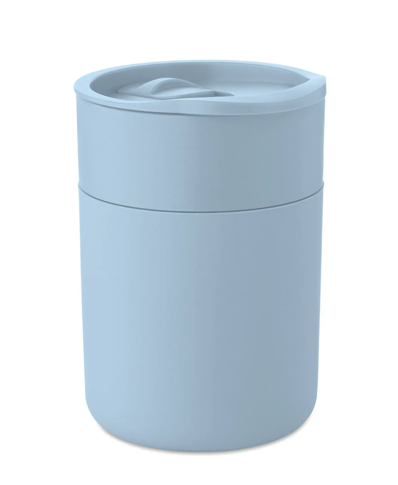 Goblet – PP Tumbler with Silicone Sleeve and PP Sliding Lid — Baby Blue