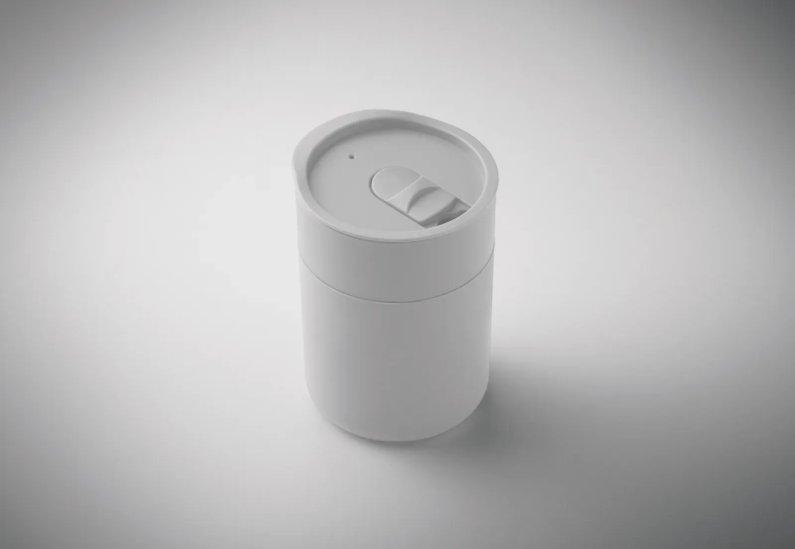 Goblet – PP Tumbler with Silicone Sleeve and PP Sliding Lid — White