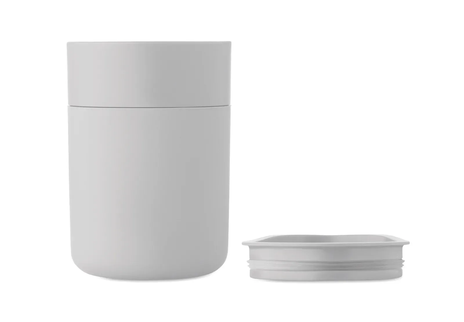 Goblet – PP Tumbler with Silicone Sleeve and PP Sliding Lid — White