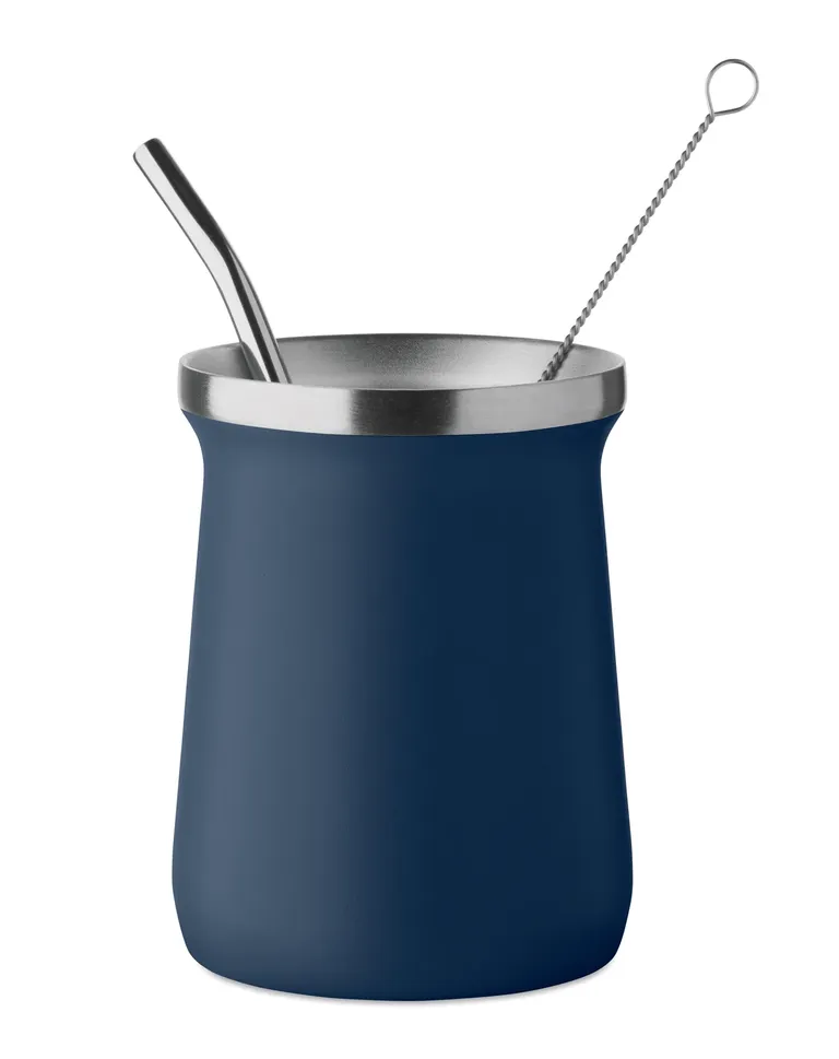 Miyerba – Double Wall Yerba Mate Cup in Recycled Stainless Steel (90% Recycled Stainless and 10% Stainless Steel)
