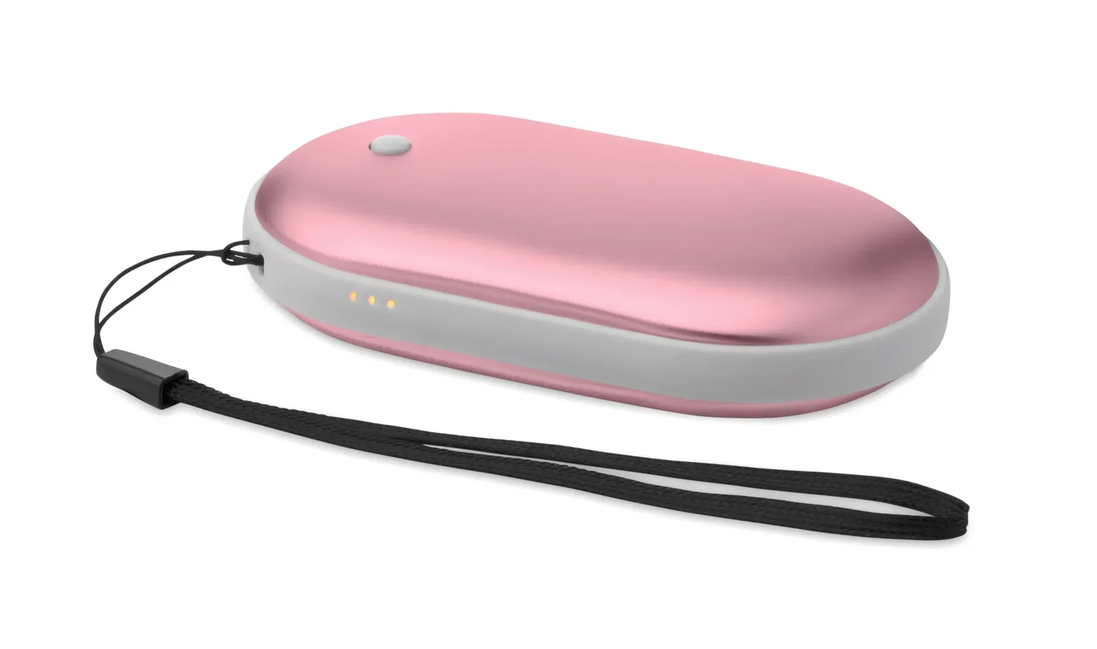 Mukava Aluminium Hand Warmer – 3 Heat Levels & 5000mAh Power Bank — Baby Pink