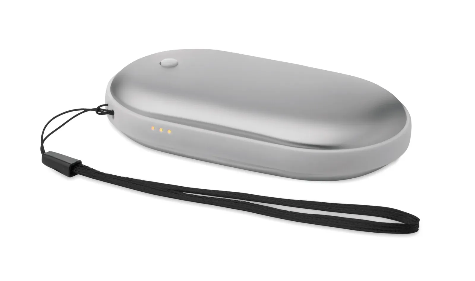 Mukava Aluminium Hand Warmer – 3 Heat Levels & 5000mAh Power Bank — Matt Silver