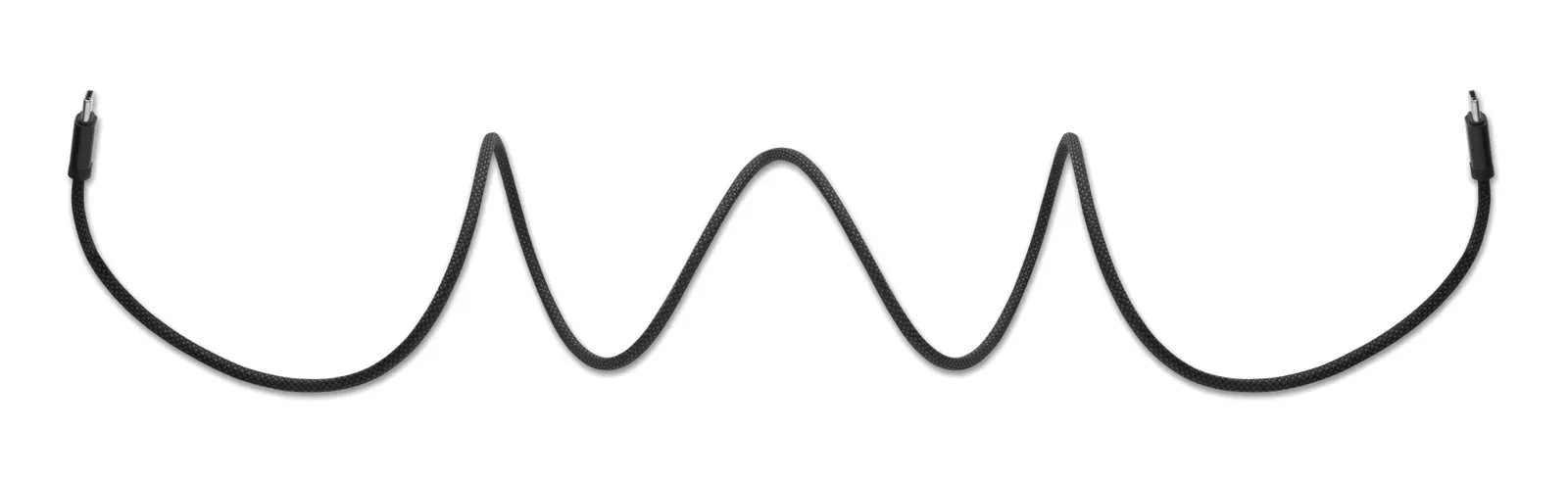Braid Tangle-Free Magnetic Charging Cable – GRS-Certified RPET — Black