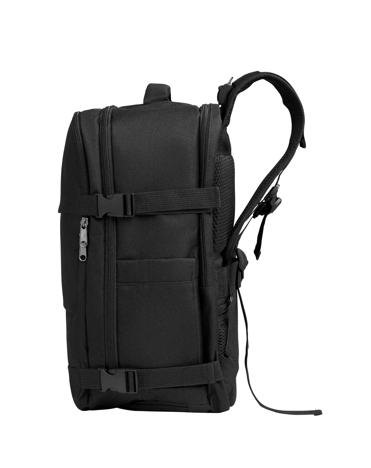 RPET Backpack Flyhigh with Shoe Division 30X20X40 cm MO2784 B2B — Black