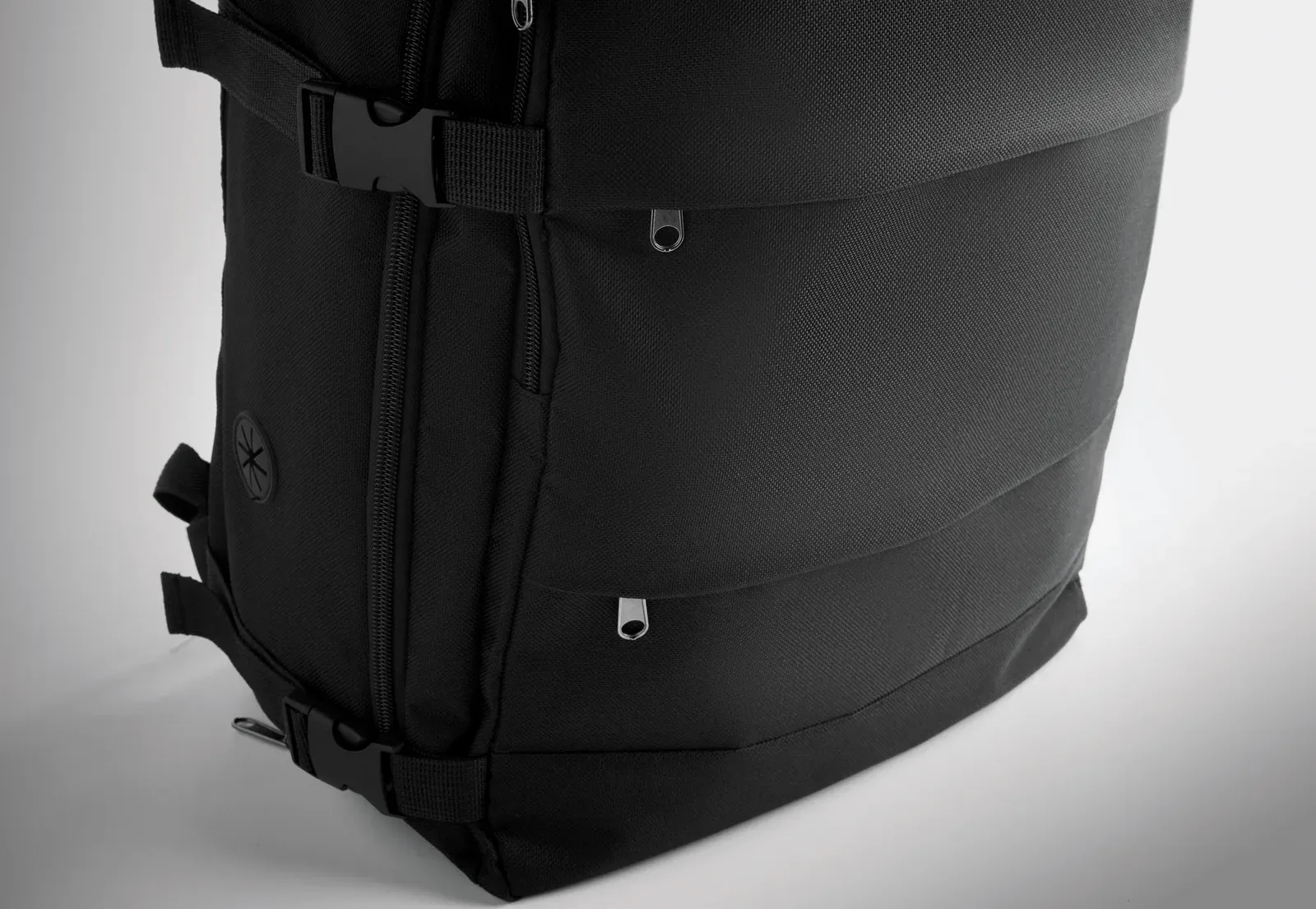 RPET Backpack Flyhigh with Shoe Division 30X20X40 cm MO2784 B2B — Black
