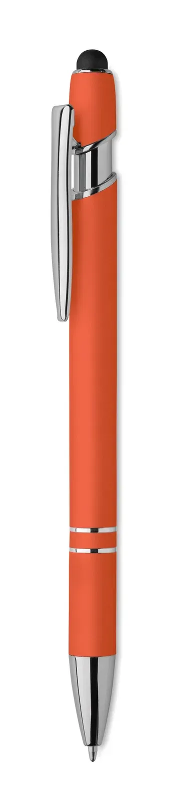 Siparo Recycled Aluminium Stylus Pen — Orange