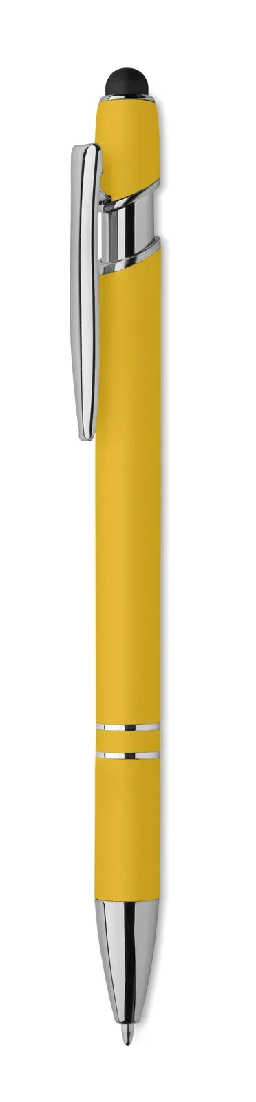 Siparo Recycled Aluminium Stylus Pen — Yellow