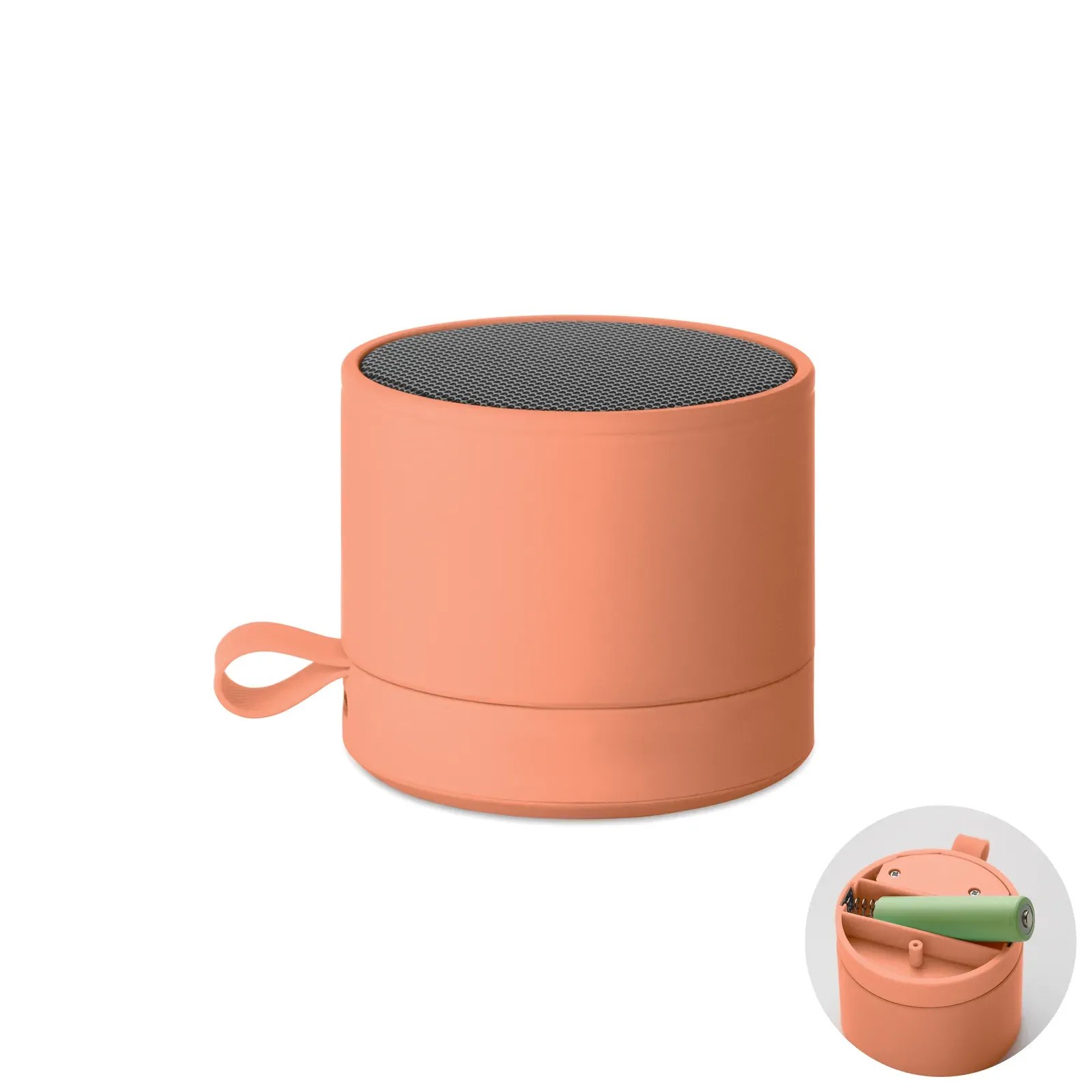 Recar Wireless 5.1 Speaker – Metal Body with Rubber Finish, 3W Sound — Orange