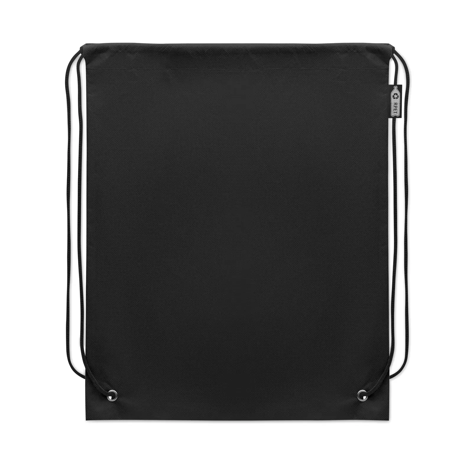 RPET Drawstring Bag Daffy RPET with 80 Gr/M² 33.5X42 cm MO2809 — Black