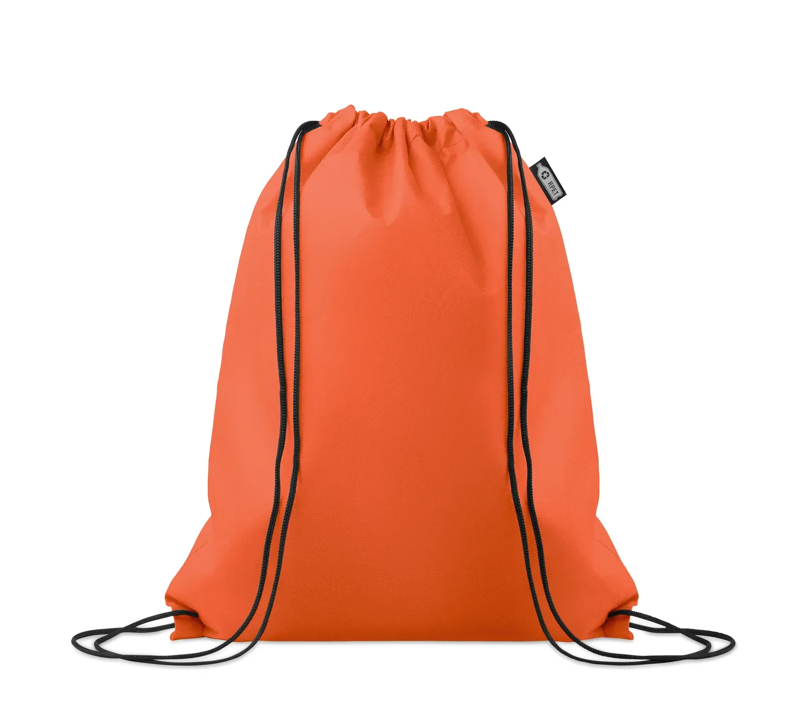 RPET Drawstring Bag Daffy RPET with 80 Gr/M² 33.5X42 cm MO2809 — Orange