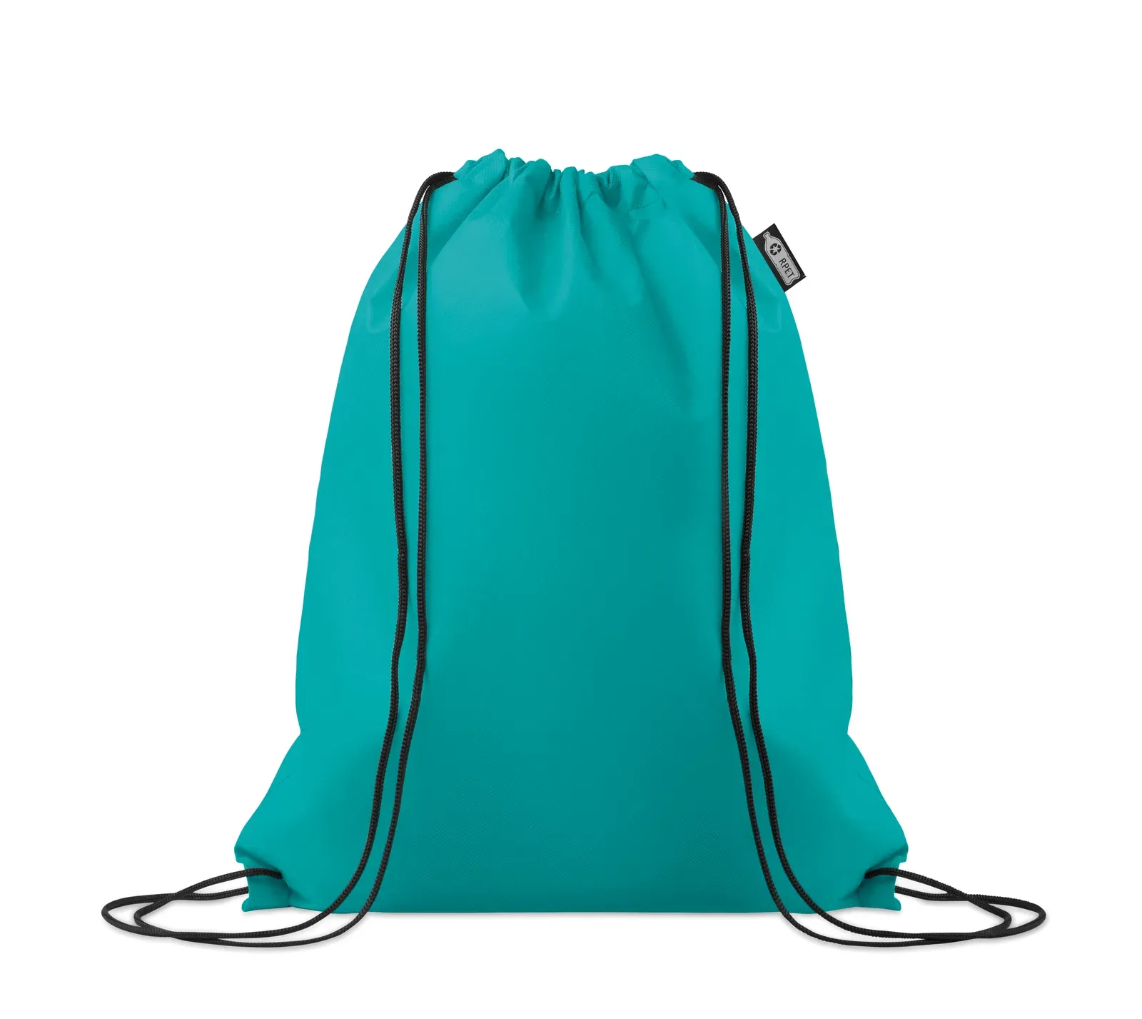RPET Drawstring Bag Daffy RPET with 80 Gr/M² 33.5X42 cm MO2809 — Turquoise