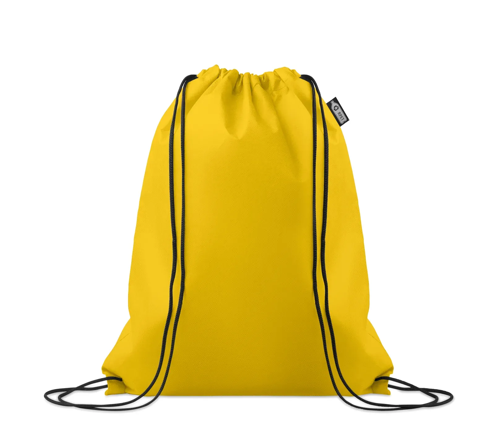 RPET Drawstring Bag Daffy RPET with 80 Gr/M² 33.5X42 cm MO2809 — Yellow
