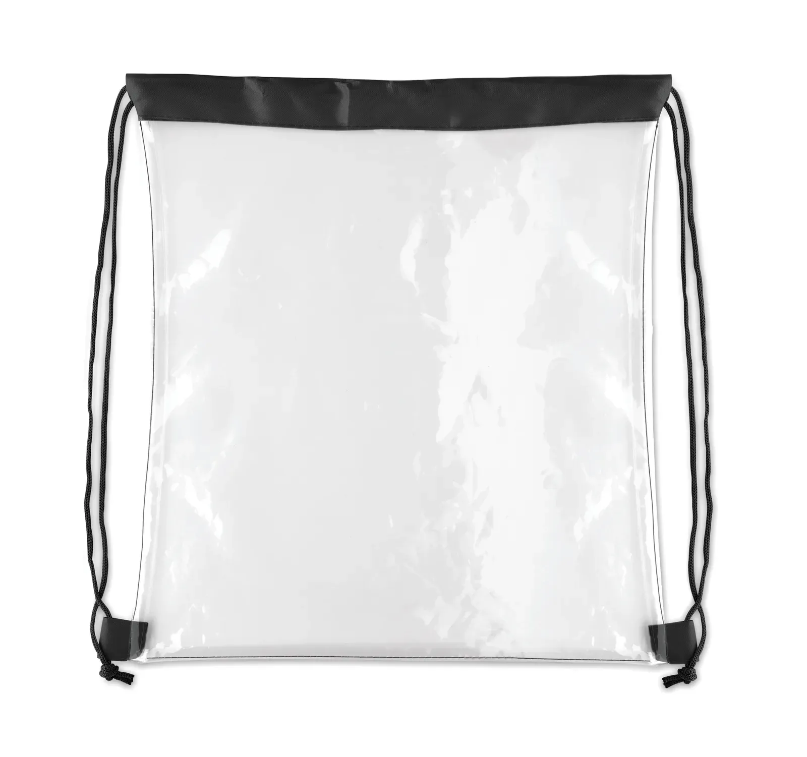 Polyester Drawstring Bag Usee with 36x40 Cm 36X40 cm MO2814 Drawstring Bag — Black